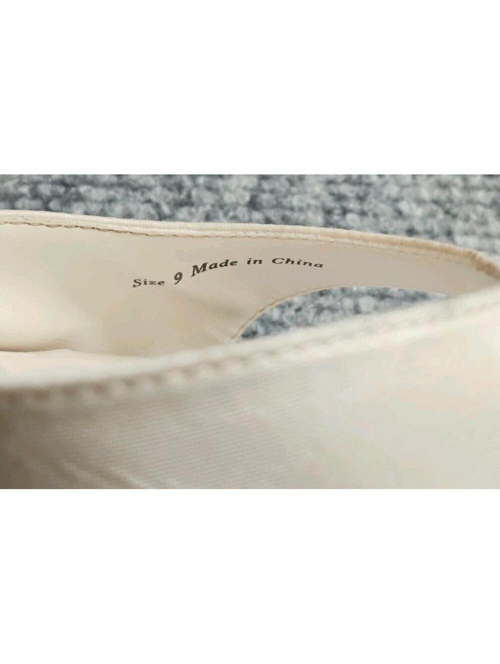 Jemmy Vanilla Pearl High Heel Slide Sandals Dolce Vita Sz 9 - Picture 8 of 9
